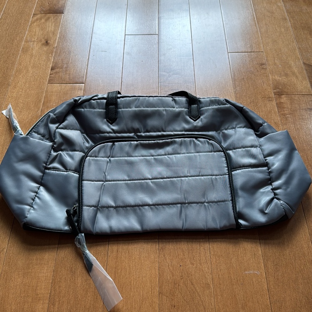 NWT Gray Weekender Bag